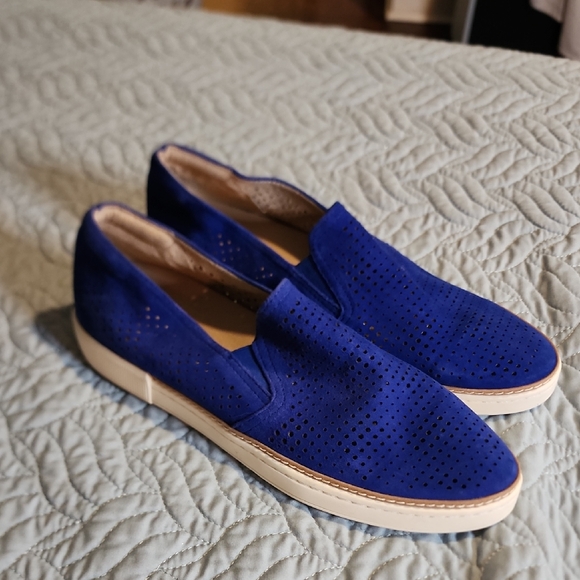 Naturalizer Shoes - Naturalizer Size 10M Womens Suede Blue Slip On Shoes